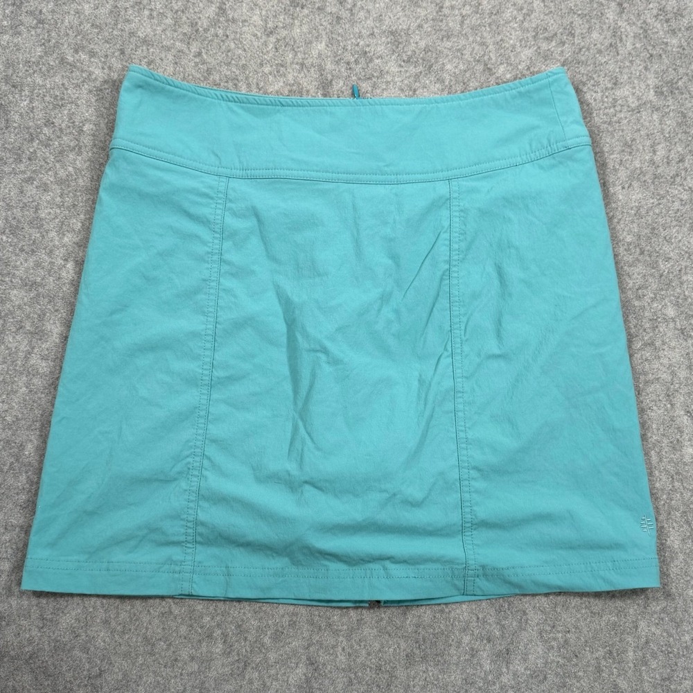 Royal Robbins Teal Blue Discovery III Skort Shorts Lined Skirt Women's Size 6